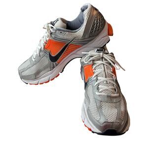 Nike Air Zoom Vomero Sneaker Shoes 5 Men's 12 Silver Platinum Tint Safety Orange